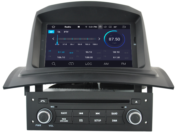 RENAULT Megane II / Fluence (2002-2008)  Automedia RVT5522 Car multimedia GPS player with Custom Fit Design