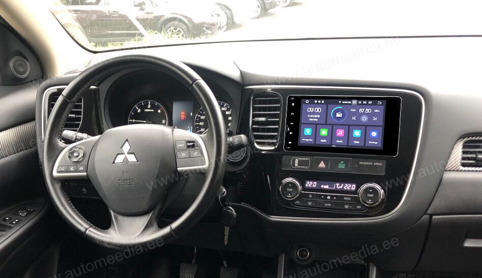 MITSUBISHI OUTLANDER XL (2012->) /LANCER-X (2013->) /ASX (2013->) Automedia RVT5557 Mudelikohane android multimeediakeskus gps naviraadio