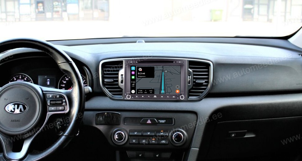 KIA SPORTAGE (2016-2021)  Automedia RVT5580 Car multimedia GPS player with Custom Fit Design