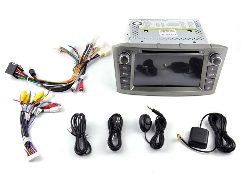 Toyota Avensis T25 (2002-2008)  Automedia RVT5587S Automedia RVT5587S Wiring Diagram and size