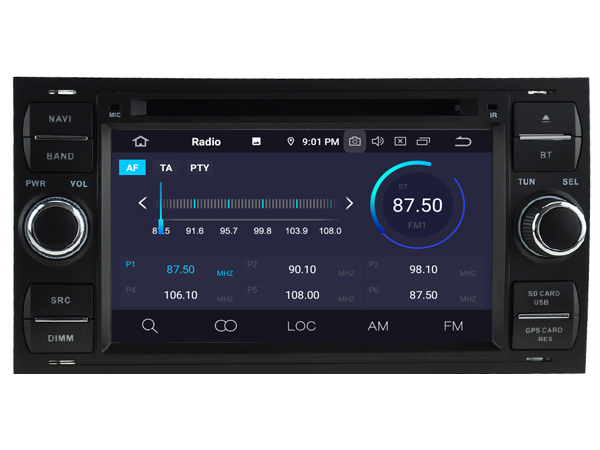Ford FOCUS 2005-2007/Mondeo 2003-2007/S-MAX 2007-2009/C-MAX 2007-2009/Galaxy 2005-2007/Fusion 2006-2011 Automedia RVT5629B Car multimedia GPS player with Custom Fit Design