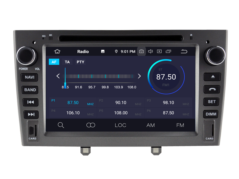 PEUGEOT 408 (2010-2011) Automedia RVT5634S Car multimedia GPS player with Custom Fit Design