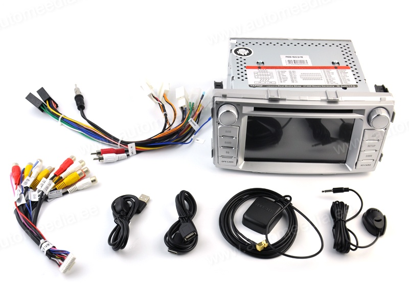 TOYOTA HILUX (2012-2015)  Automedia RVT5709 Automedia RVT5709 Wiring Diagram and size
