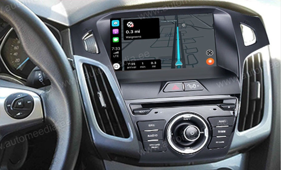 Ford Focus (2012-2014)  Automedia RVT5712 merkkikohtainen Android GPS multimedia näyttösoitin