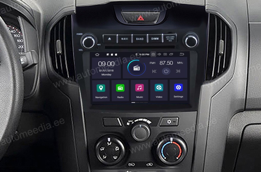 CHEVROLET Trailblazer  / ISUZU D-MAX  Automedia RVT5714 Car multimedia GPS player with Custom Fit Design