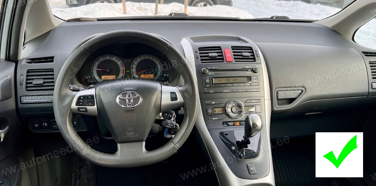 TOYOTA AURIS Gen. I (2007-2012)  Automedia RVT5730 Automedia RVT5730 custom fit multimedia radio suitability for the car