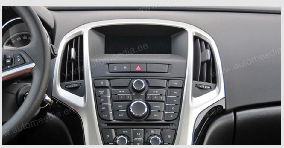 Opel Astra J (2009-2015)  Automedia RVT5754 Automedia RVT5754 совместимость мультимедийного радио в зависимости от модели автомобиля