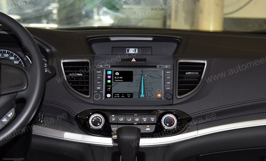 Honda CRV (2012-2016) Automedia RVT5756 Mudelikohane android multimeediakeskus gps naviraadio