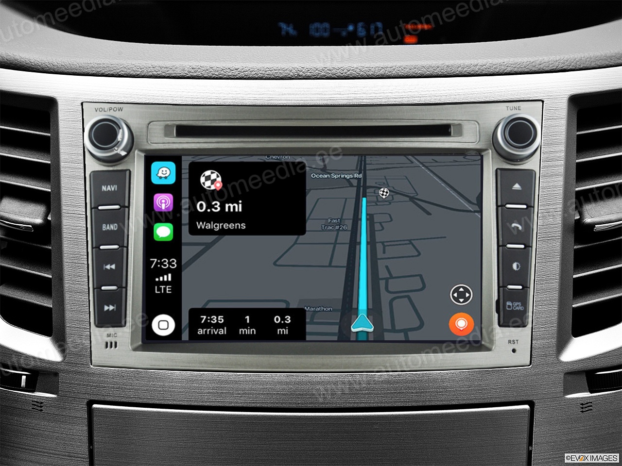 SUBARU OUTBACK/LEGACY (2008-2013) Automedia RVT5780S Car multimedia GPS player with Custom Fit Design
