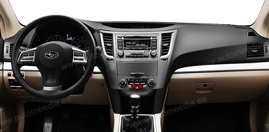 SUBARU OUTBACK/LEGACY (2008-2013)  Automedia RVT5780S Automedia RVT5780S custom fit multimedia radio suitability for the car
