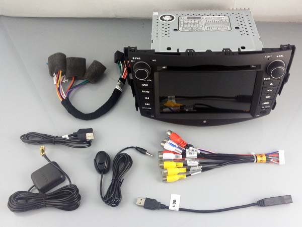 Toyota RAV4 (2009-2012)  Automedia RVT5790 Automedia RVT5790 mõõdud ühendamine ja pistikute skeem