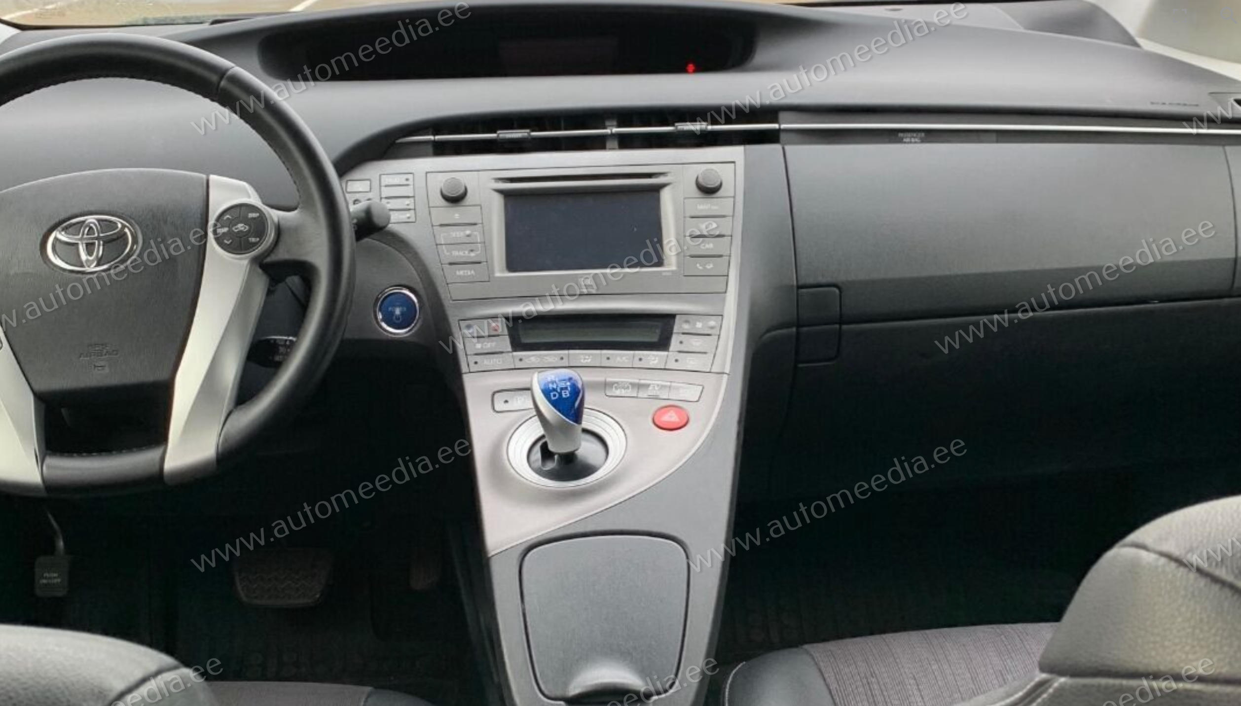 Toyota Prius XW30 2009 - 2015 SILVER frame (With OEM screen & camera) Automedia WTS-9144SLB Automedia WTS-9144SLB  pielāgota multivides radio piemērotība automašīnai