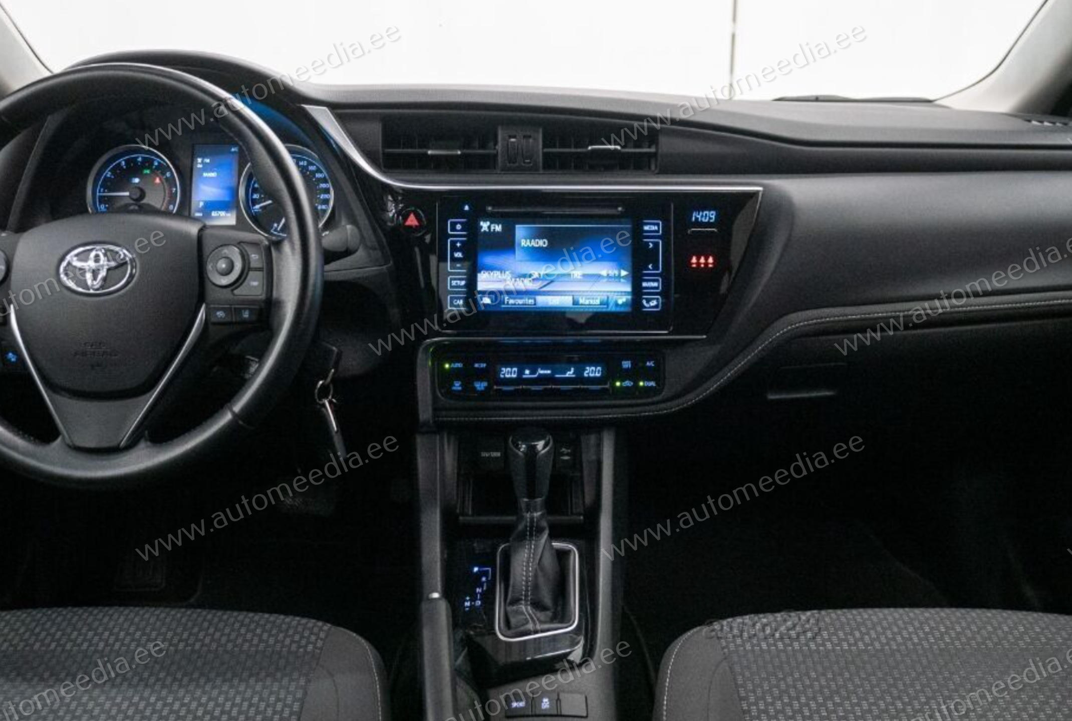 Toyota Corolla 11 2017 2018  Automedia WTS-9175B Automedia WTS-9175B custom fit multimedia radio suitability for the car