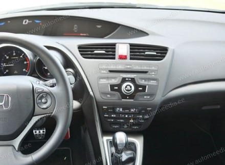 Honda CIVIC Hatchback 2012-2017  Automedia WTS-9347 Automedia WTS-9347 mallikohtaisen multimediaradion soveltuvuus autoon