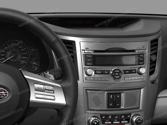 Subaru Outback 4 BR Legacy 5 2009 - 2014  Automedia WTS-9503A Automedia WTS-9503A mallikohtaisen multimediaradion soveltuvuus autoon