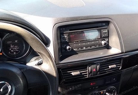 Mazda CX5 CX-5 CX 5 2012 - 2015  Automedia WTS-9607 Automedia WTS-9607 mallikohtaisen multimediaradion soveltuvuus autoon