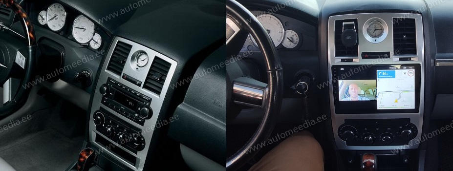 Chrysler 300C 1 2004 - 2011  Automedia WTS-9839 Automedia WTS-9839 совместимость мультимедийного радио в зависимости от модели автомобиля