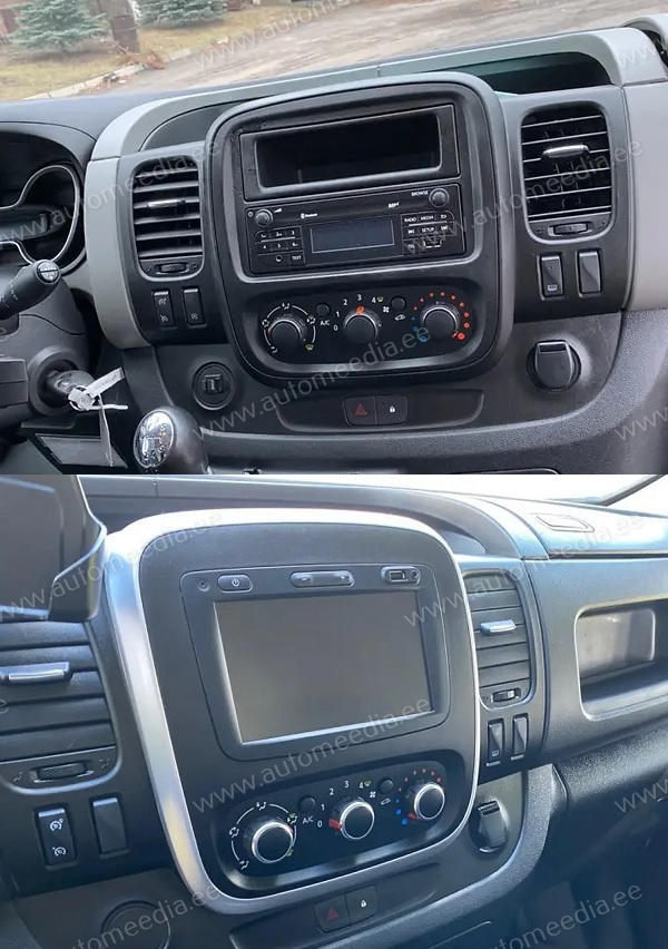 Opel Vivaro | Renault Trafic 3  | (2015 - 2019)  Automedia WTS-9997 Automedia WTS-9997  pielāgota multivides radio piemērotība automašīnai