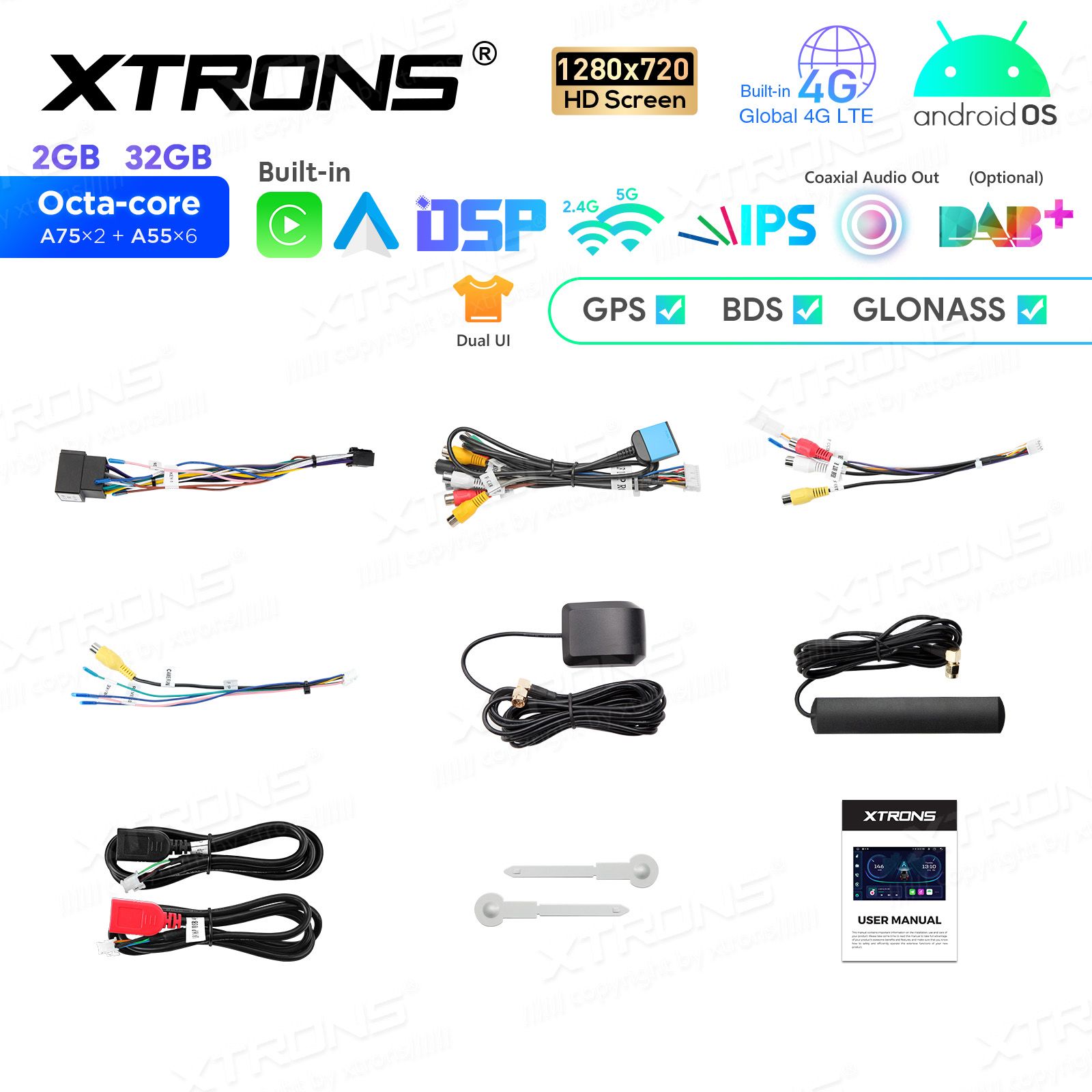1 DIN Android 12  | GPS autoraadio ja multimeedia keskus