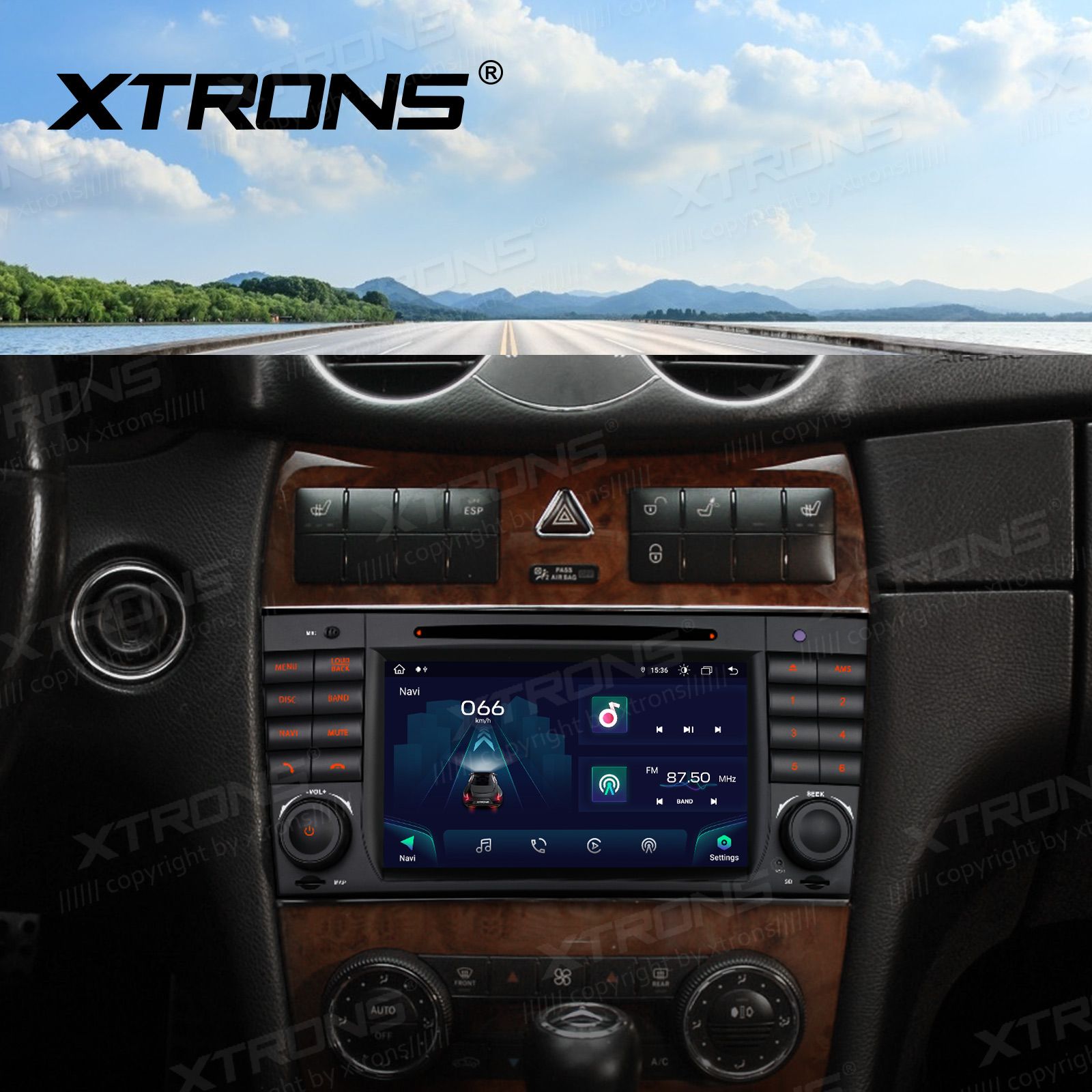 Mercedes-Benz CLK (2005-2006) | C-Class (2004-2007) | G-Class (2005-2008) Android 13  | GPS autoraadio ja multimeedia keskus