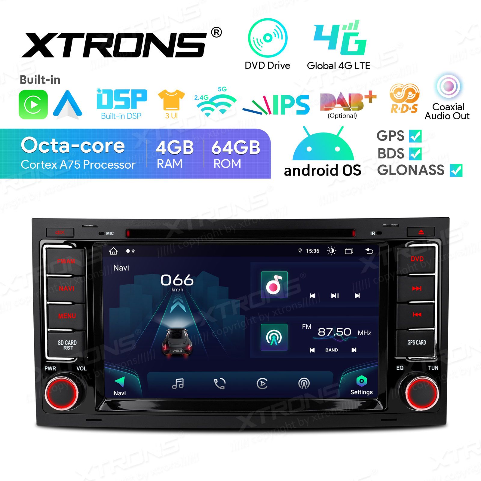 VW Touareg | Multivan | Transporter | (2004-2010) Android 13  | GPS autoraadio ja multimeedia keskus