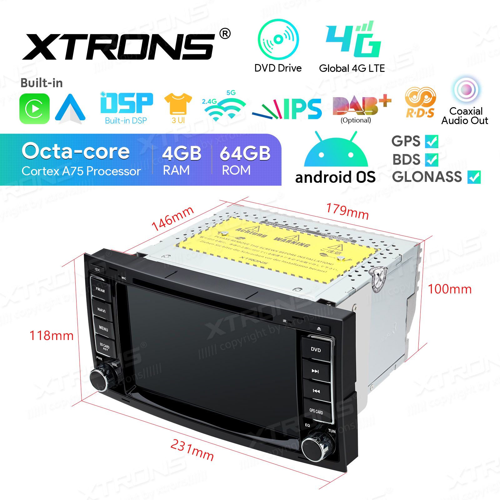 VW Touareg | Multivan | Transporter | (2004-2010) Android 13  | GPS autoraadio ja multimeedia keskus