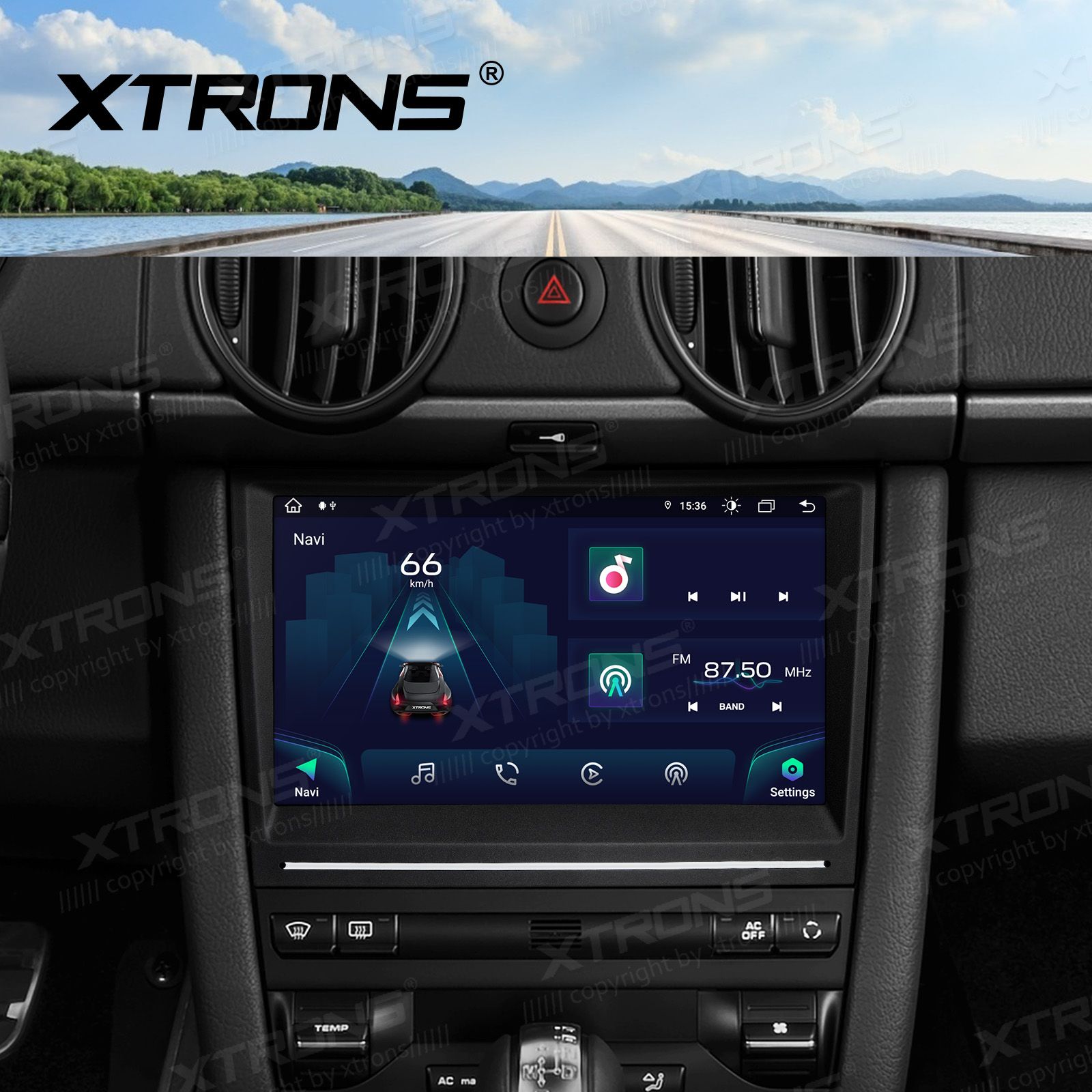 Porsche 911 | Cayman | Boxter (2005-2012) Android 13  | GPS autoraadio ja multimeedia keskus