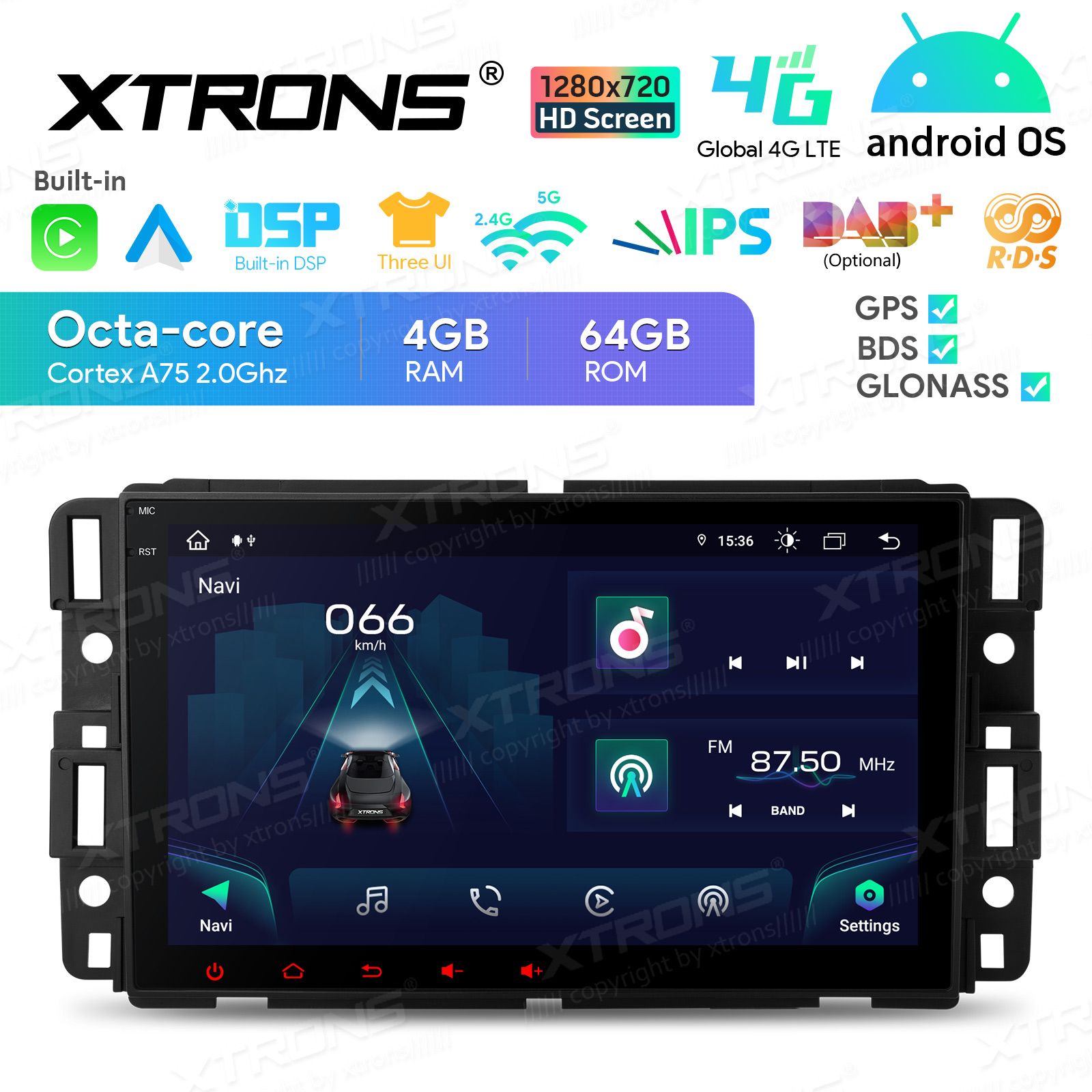 Chevrolet | Buick | GMC | HUMMER Android 13  | GPS autoraadio ja multimeedia keskus