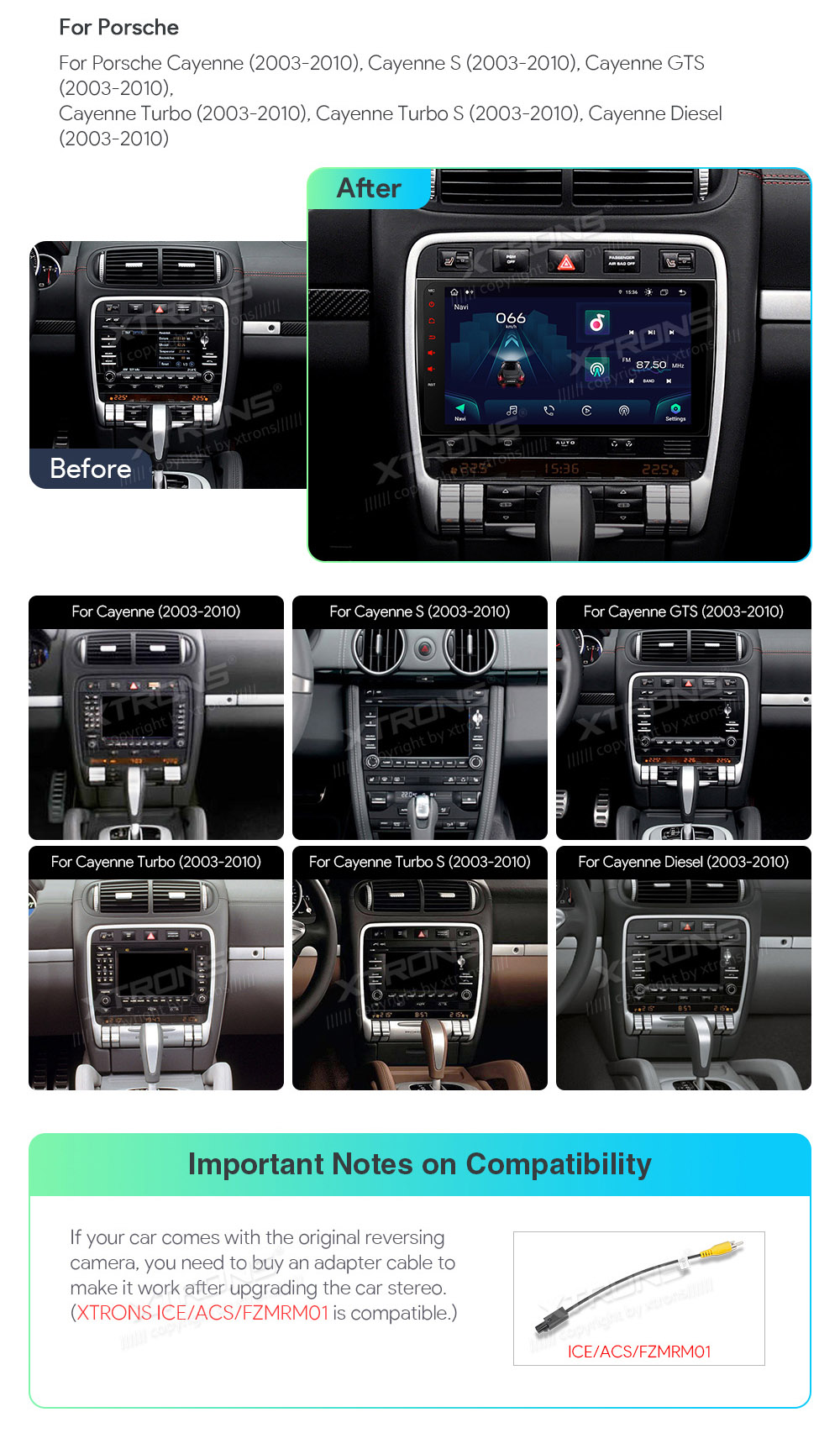 XTRONS IA92CYPLS XTRONS IA92CYPLS  pielāgota multivides radio piemērotība automašīnai