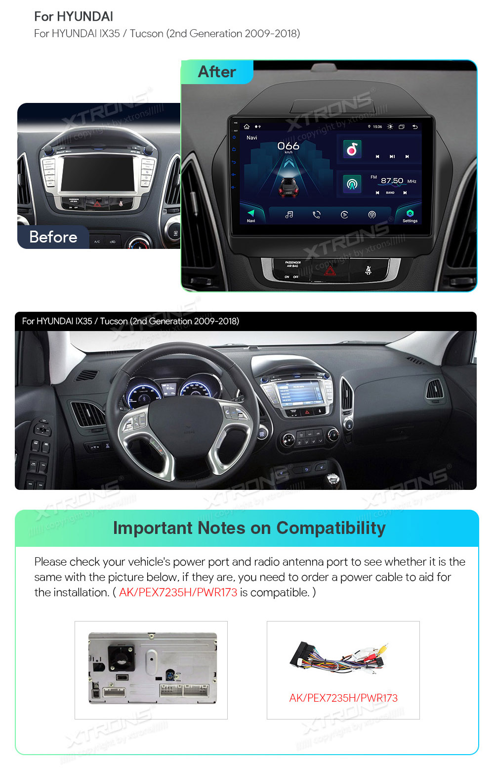 XTRONS IAP1235HS XTRONS IAP1235HS custom fit multimedia radio suitability for the car