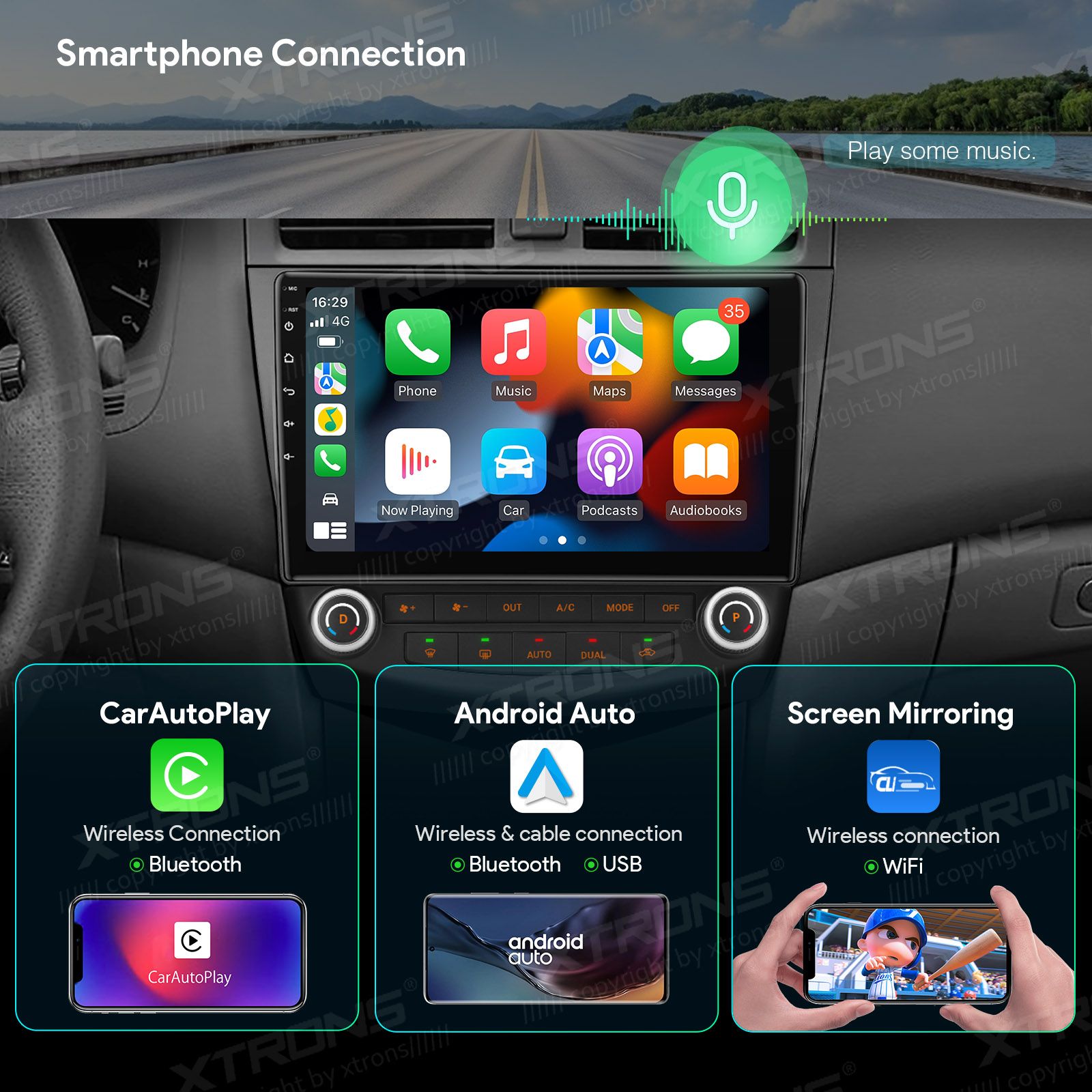 Honda Accord (2002-2008) Android 13  | GPS autoraadio ja multimeedia keskus