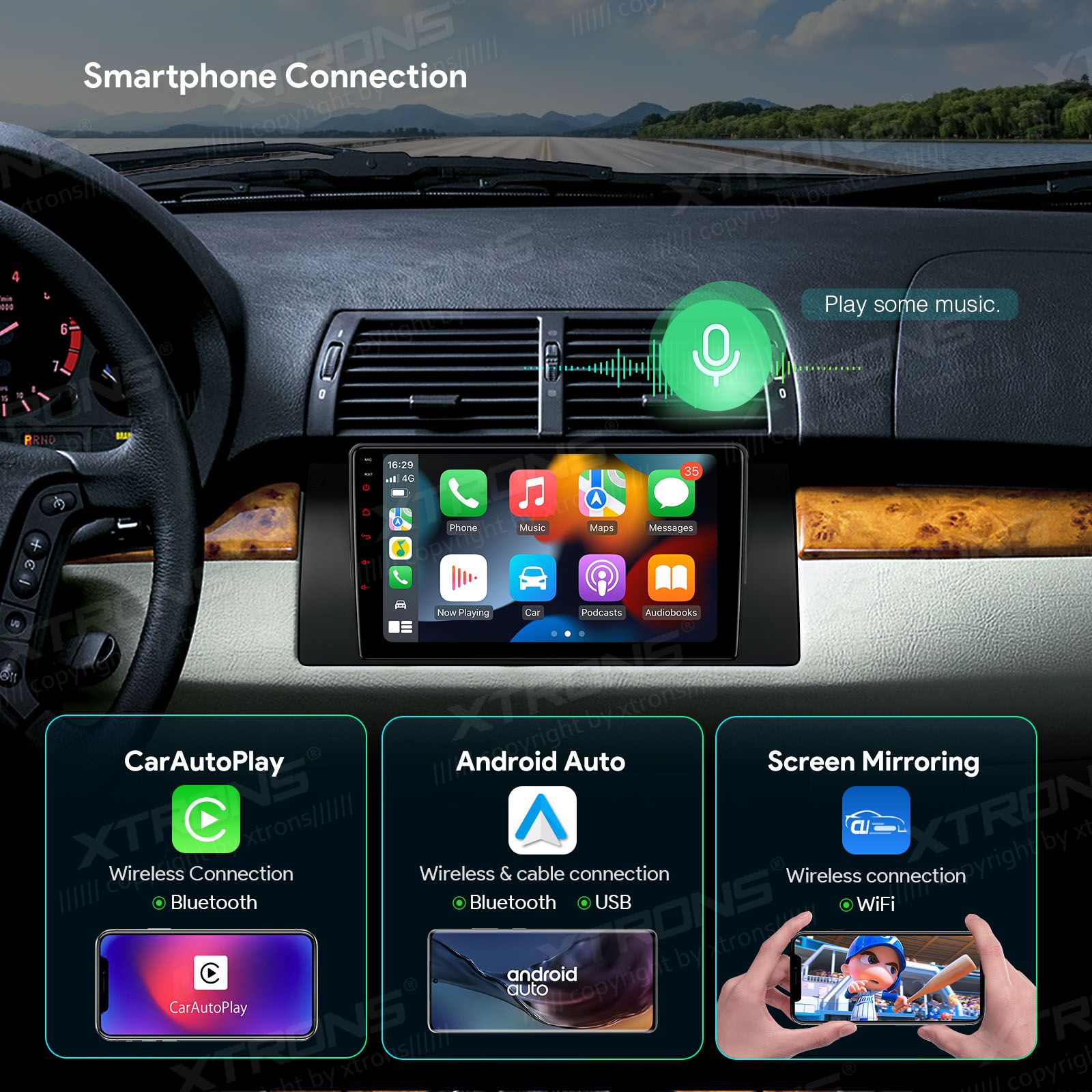 BMW X5 E53 (1999-2006) Android 13  | GPS autoraadio ja multimeedia keskus