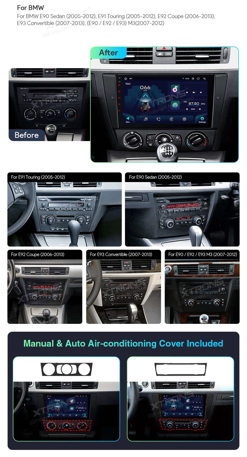 XTRONS IAP9290BS XTRONS IAP9290BS mallikohtaisen multimediaradion soveltuvuus autoon