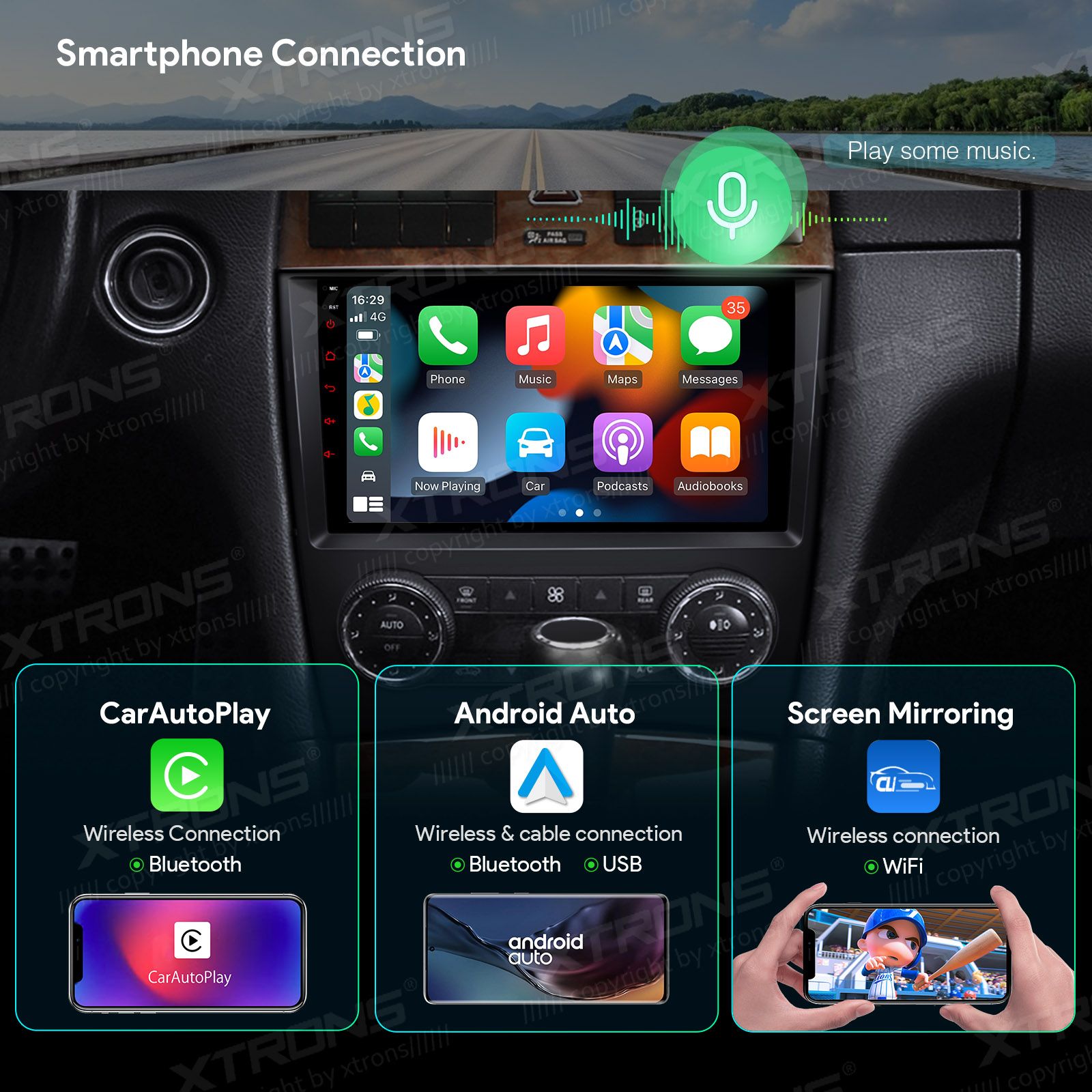 Mercedes-Benz CLK (2005-2006) | C-Class (2004-2007) | G-Class (2005-2008) Android 13  | GPS autoraadio ja multimeedia keskus