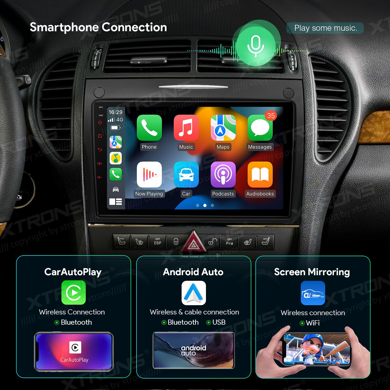Mercedes-Benz SLK R171 (2004-2011) Android 13  | GPS autoraadio ja multimeedia keskus