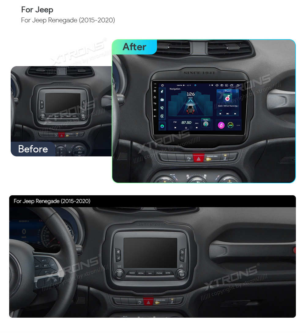 XTRONS IAP92RGJS XTRONS IAP92RGJS custom fit multimedia radio suitability for the car