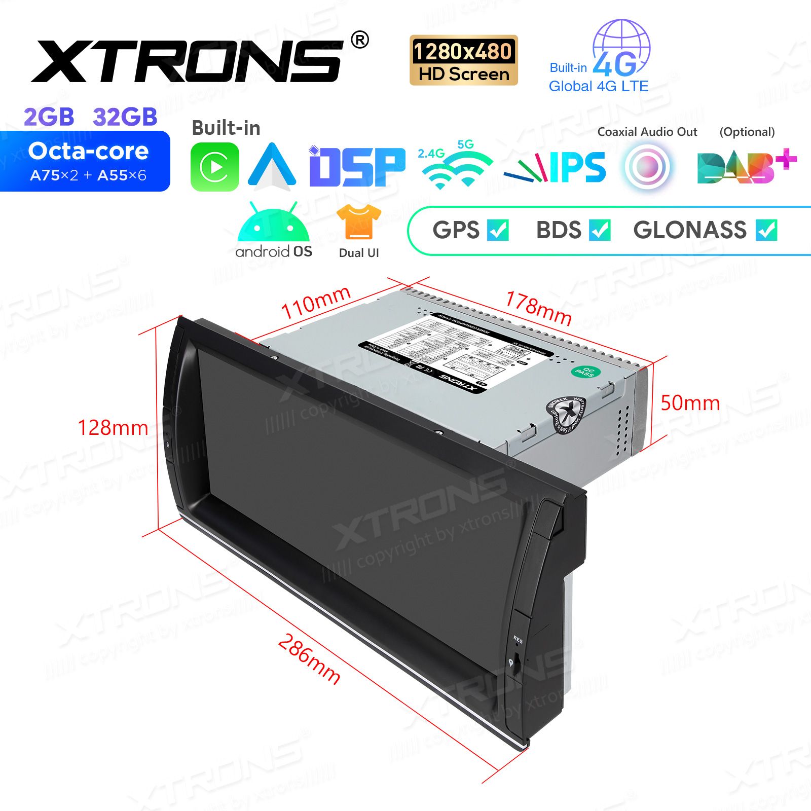 BMW X5 E53 (1999-2006) Android 12  | GPS autoraadio ja multimeedia keskus