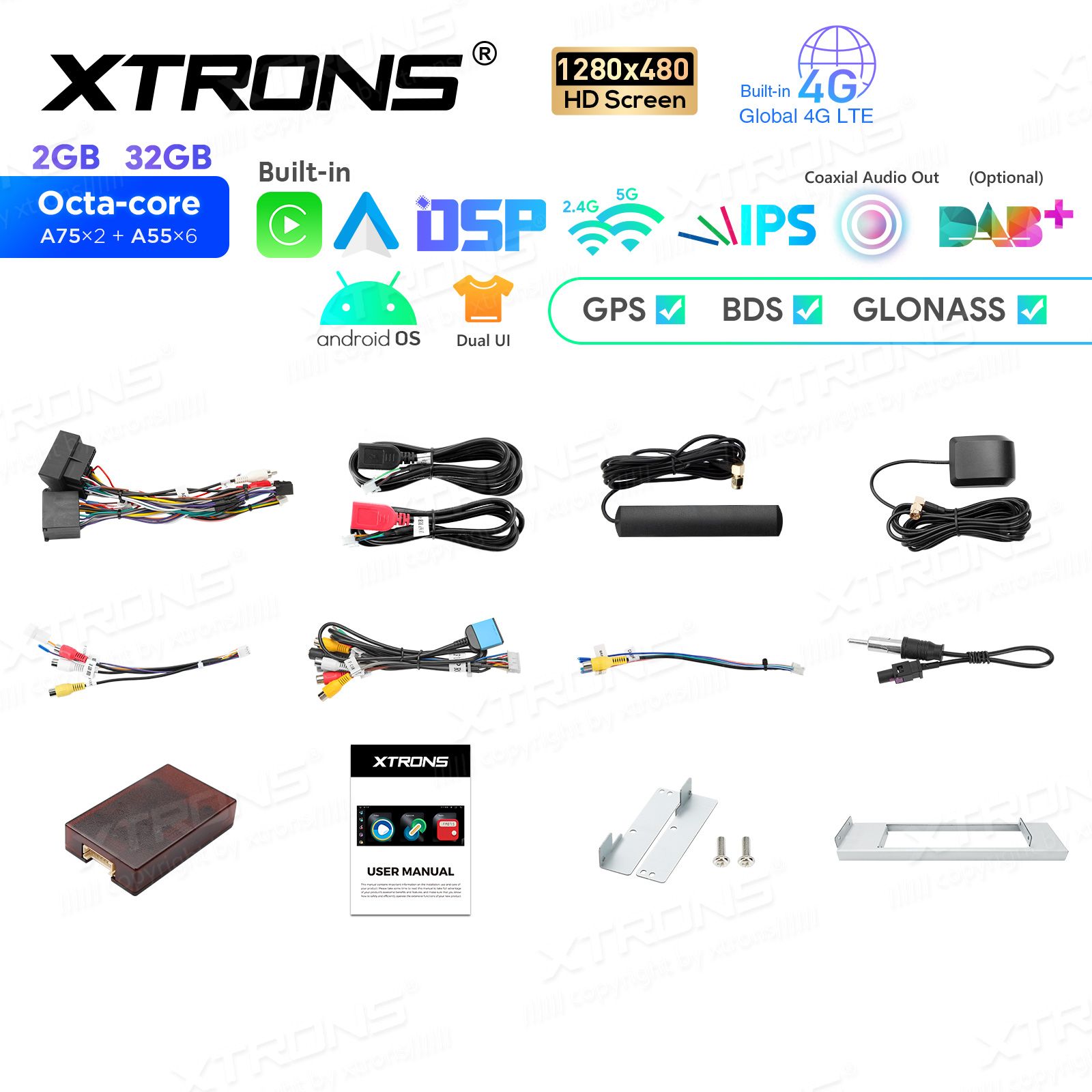 BMW X5 E53 (1999-2006) Android 12  | GPS autoraadio ja multimeedia keskus