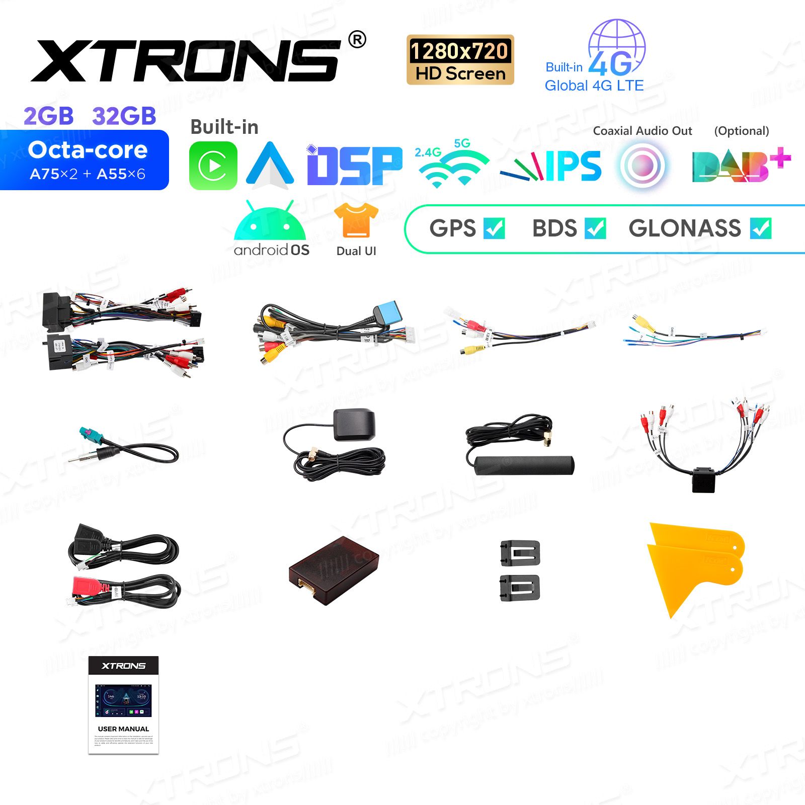 Audi A3 (2003-2012) Android 12  | GPS autoraadio ja multimeedia keskus
