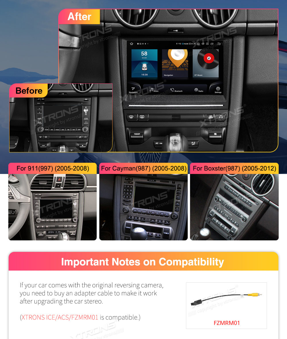 XTRONS IQ82CMPP XTRONS IQ82CMPP  pielāgota multivides radio piemērotība automašīnai