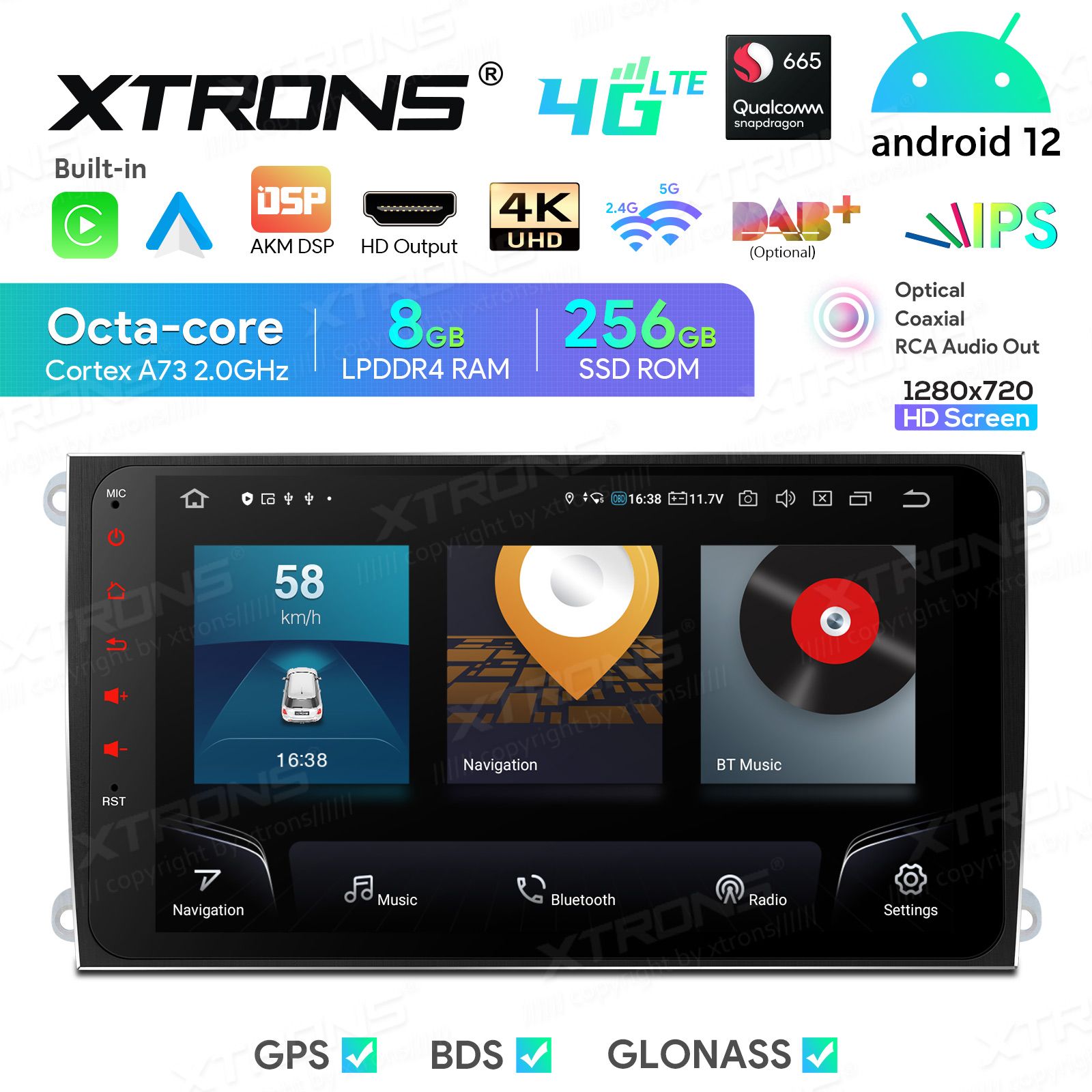 Porsche Cayenne (2003-2010) Android 12  | GPS car radio and multimedia system