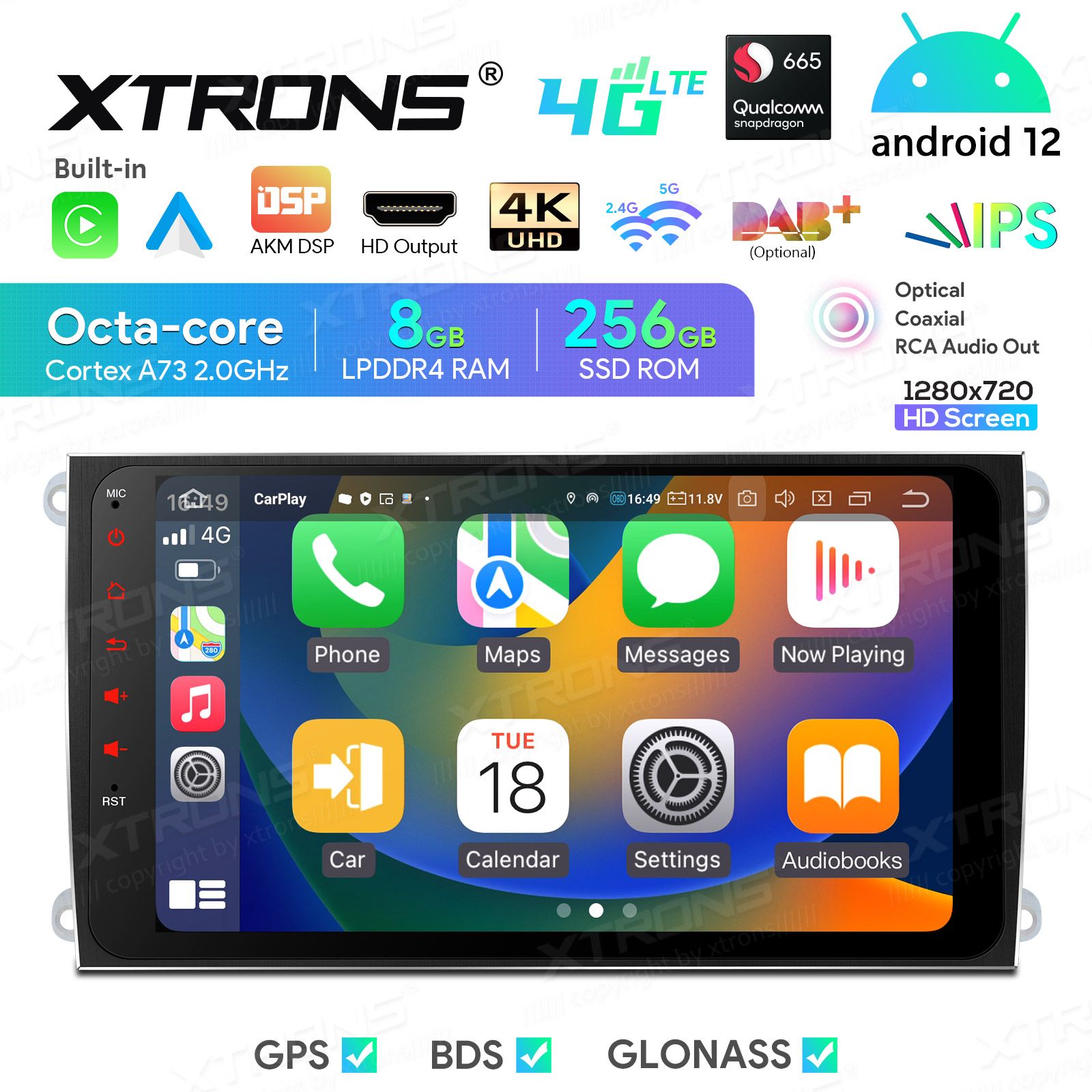 Porsche Cayenne (2003-2010) Android 12  | GPS autoraadio ja multimeedia keskus