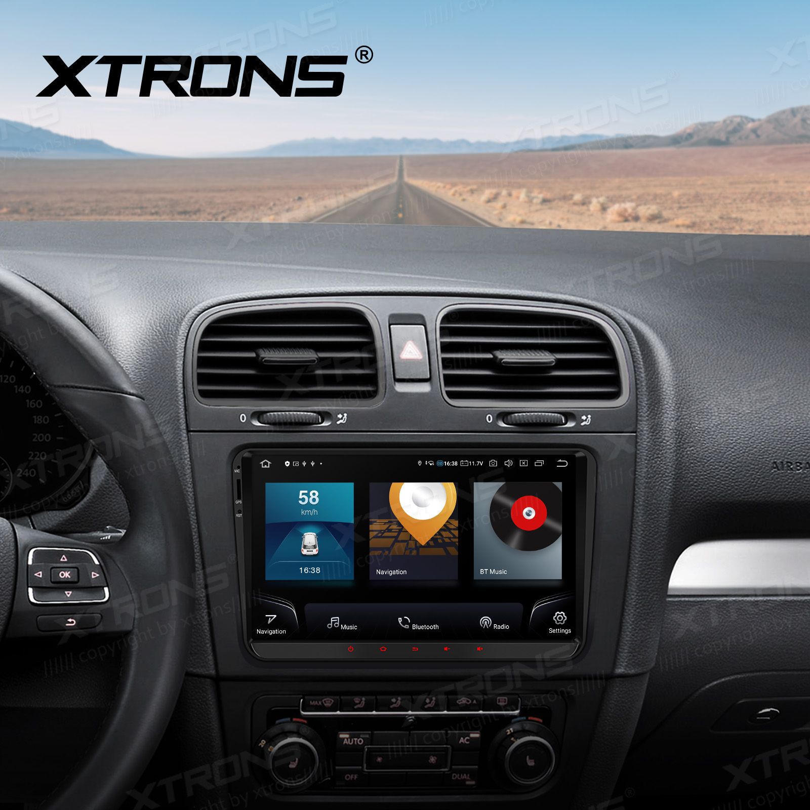 VW Passat B6 | B7 | Multivan | Transporter T5 | T6 | Amarok | Tiguan | Touran | Sharan Android 12  | GPS autoraadio ja multimeedia keskus