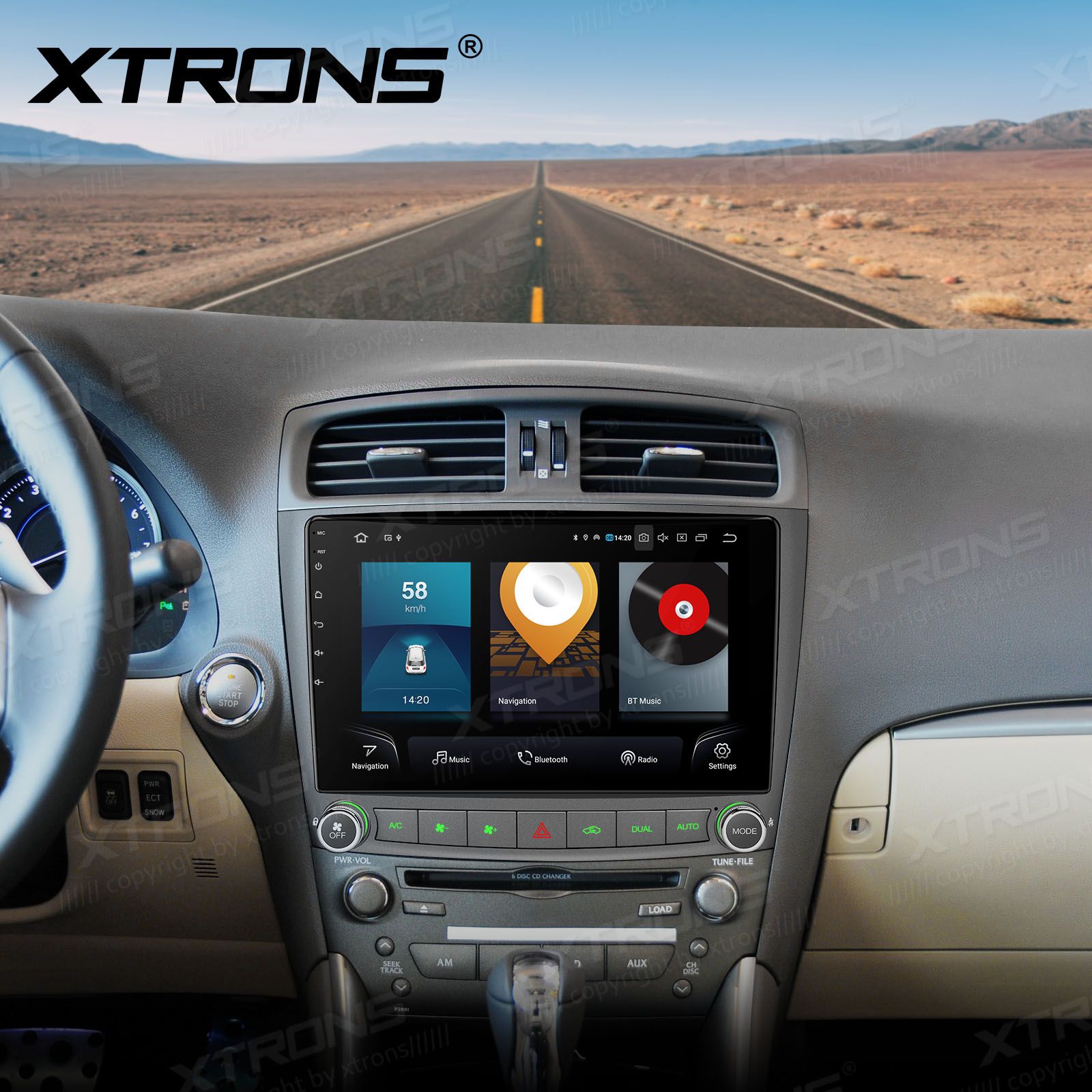 Lexus IS200 | IS300 | IS350 (2006-2012) Android 12  | GPS autoraadio ja multimeedia keskus