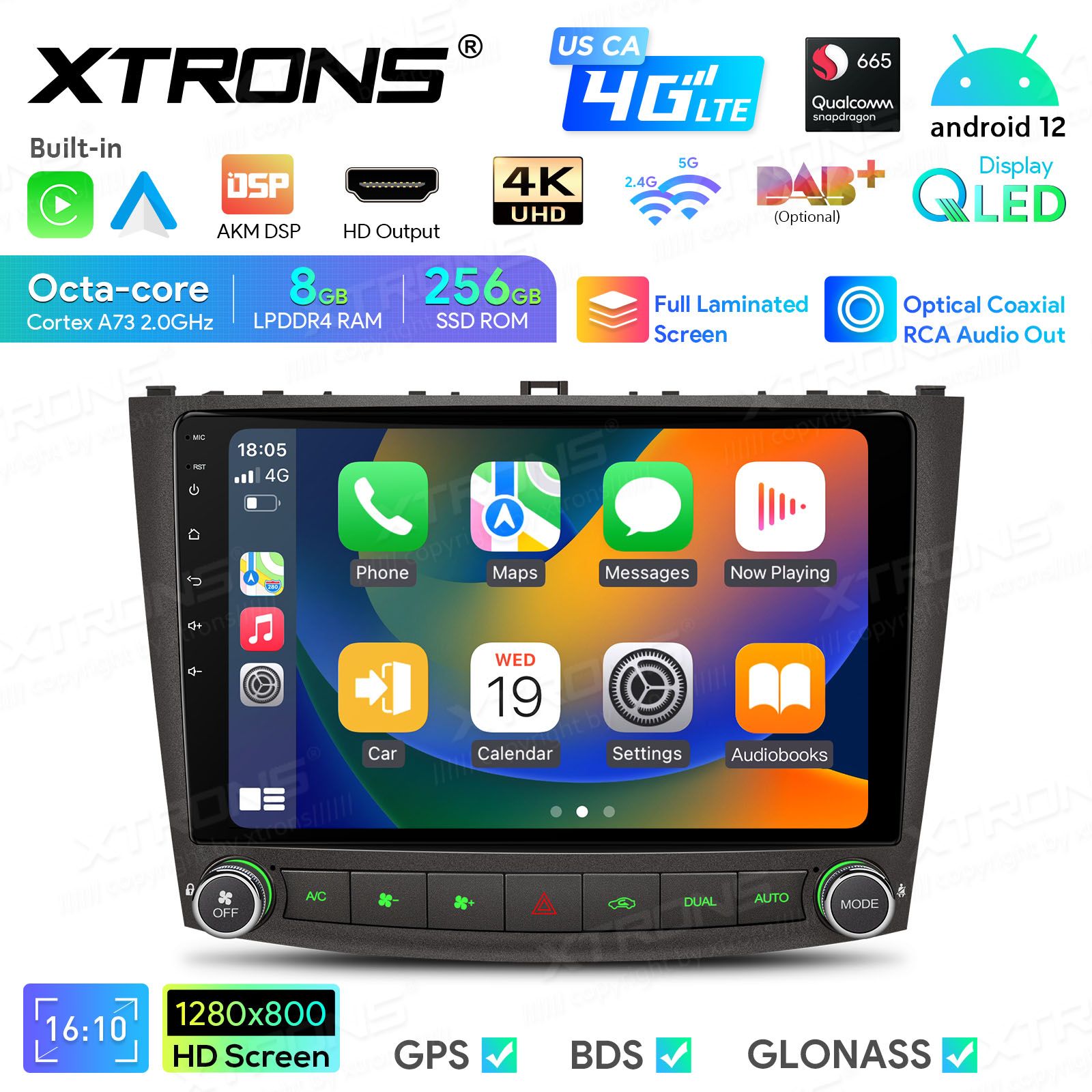 Lexus IS200 | IS300 | IS350 (2006-2012) Android 12  | GPS autoraadio ja multimeedia keskus