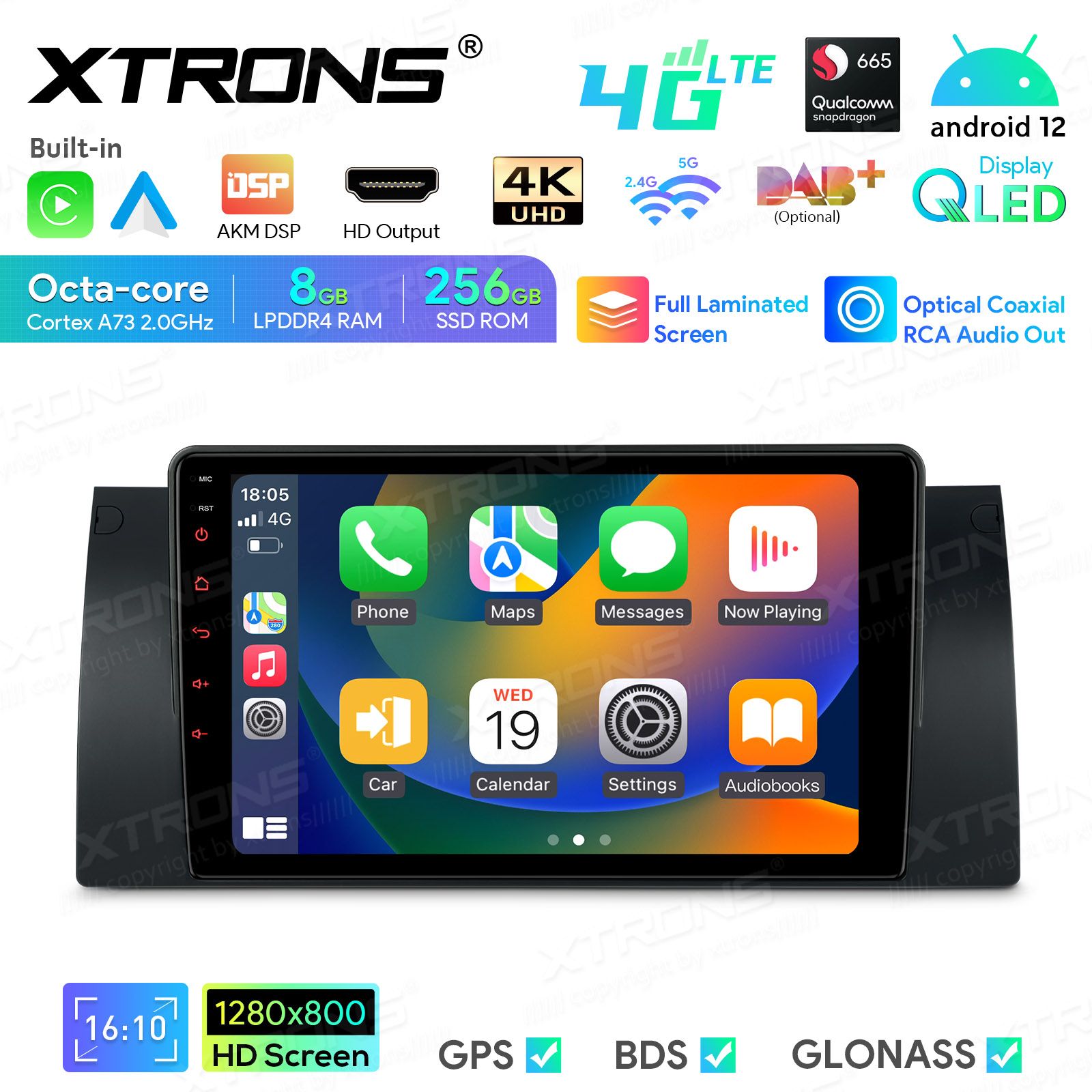 BMW X5 E53 (1999-2006) Android 12  | GPS autoraadio ja multimeedia keskus