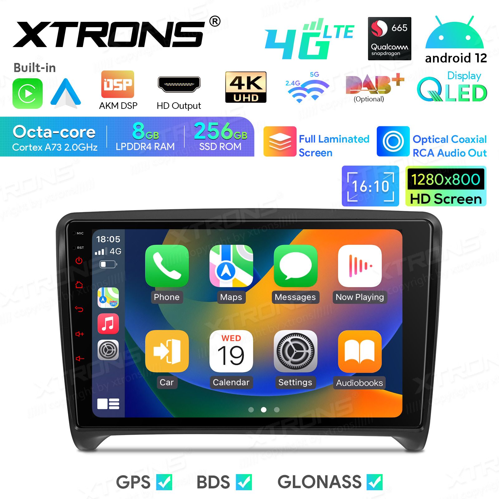 Audi TT (2006-2012) Android 12  | GPS autoraadio ja multimeedia keskus