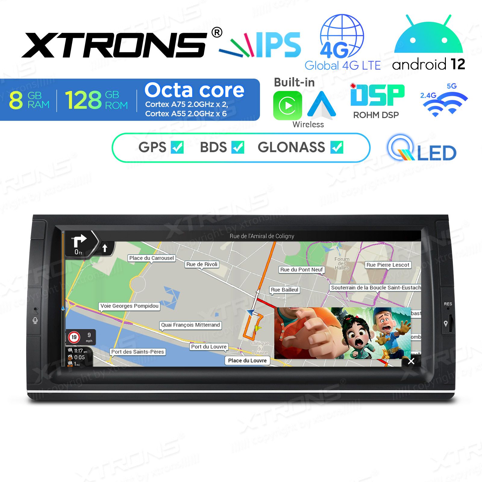 BMW X5 E53 (1999-2006) Android 12  | GPS autoraadio ja multimeedia keskus