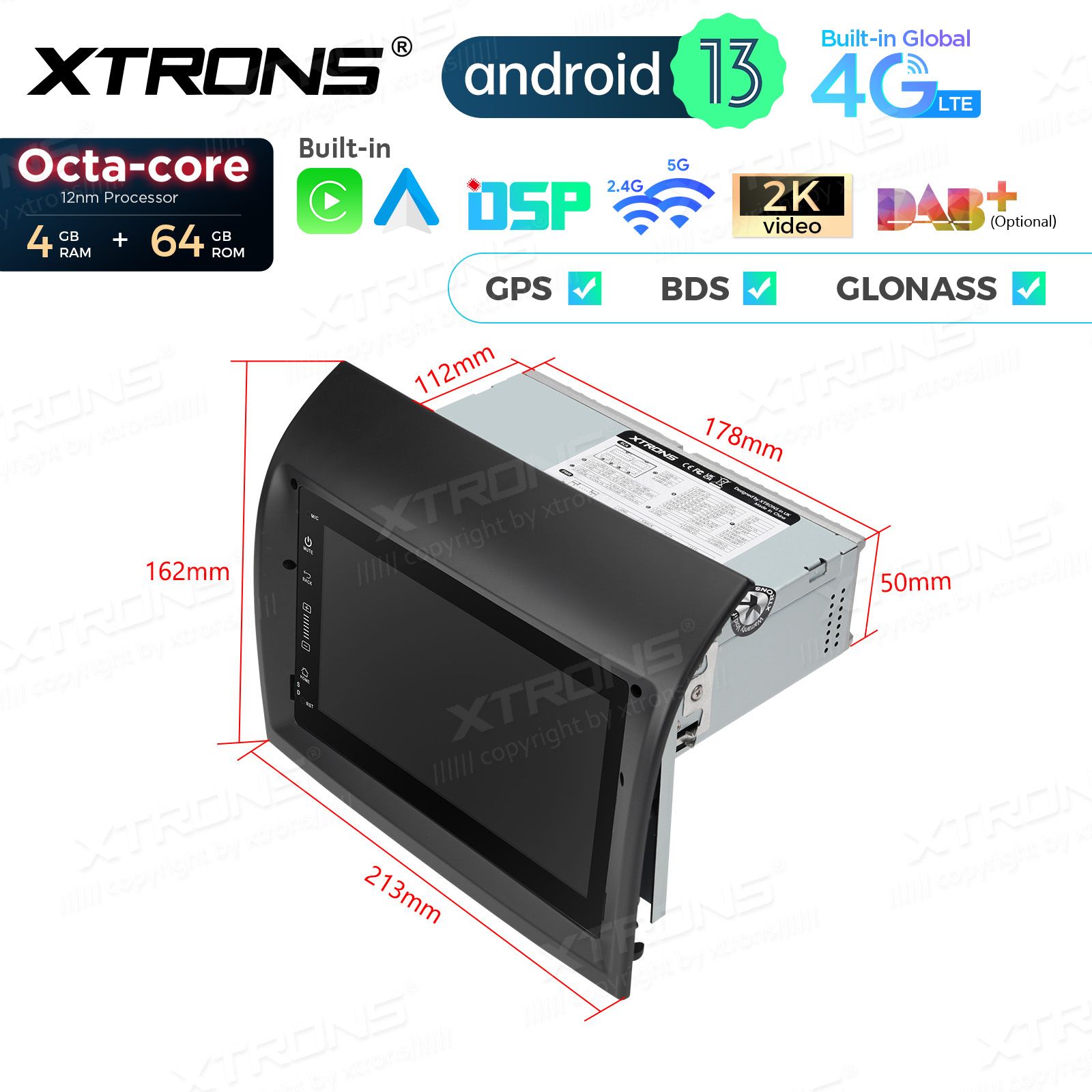 FIAT DUCATO / CITROEN Jumper / PEUGEOT Boxer Android 13  | GPS autoraadio ja multimeedia keskus