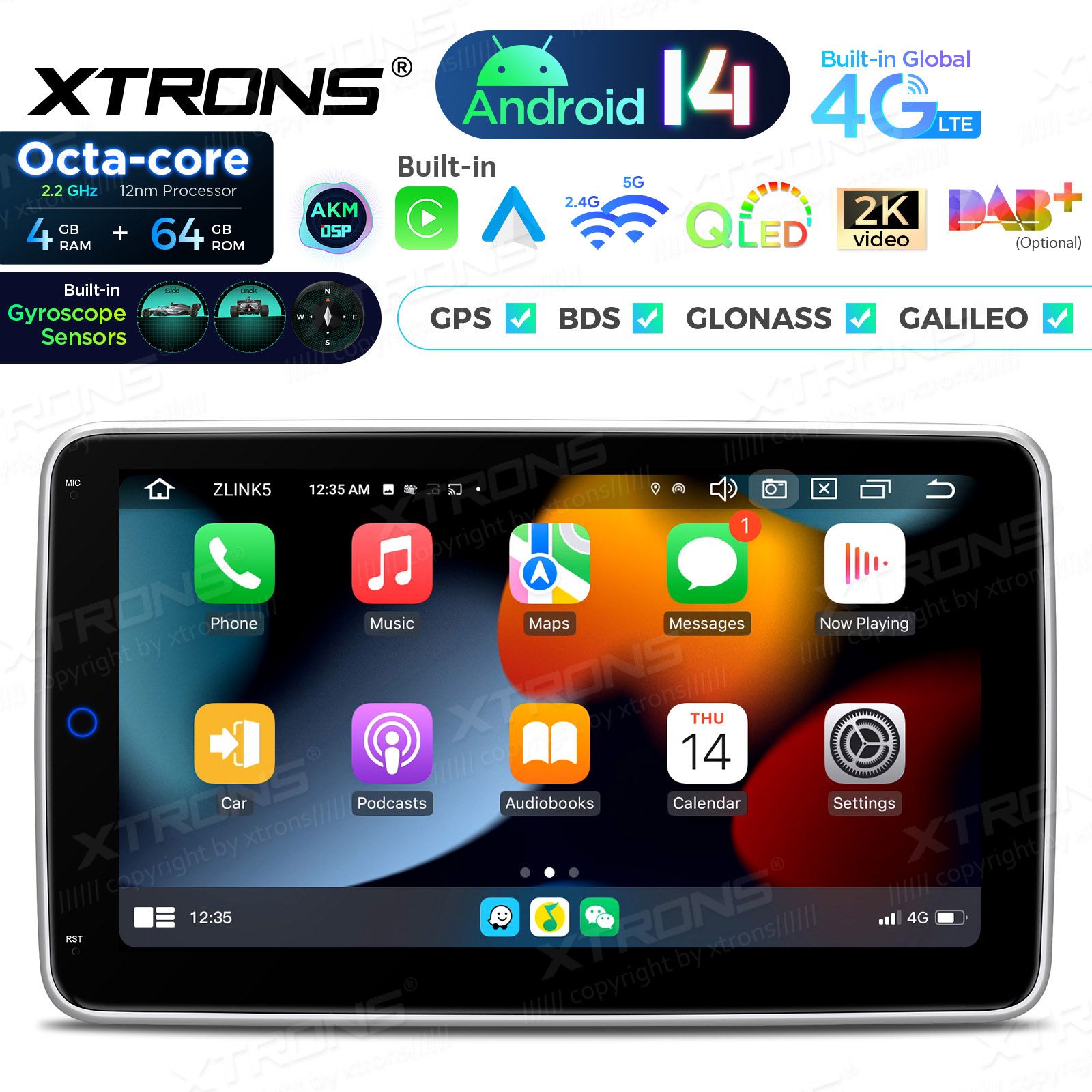 1 DIN Android 14  | CarPlay Android multimeedia keskus 1 DIN Android 14  | CarPlay Android multimeedia keskus